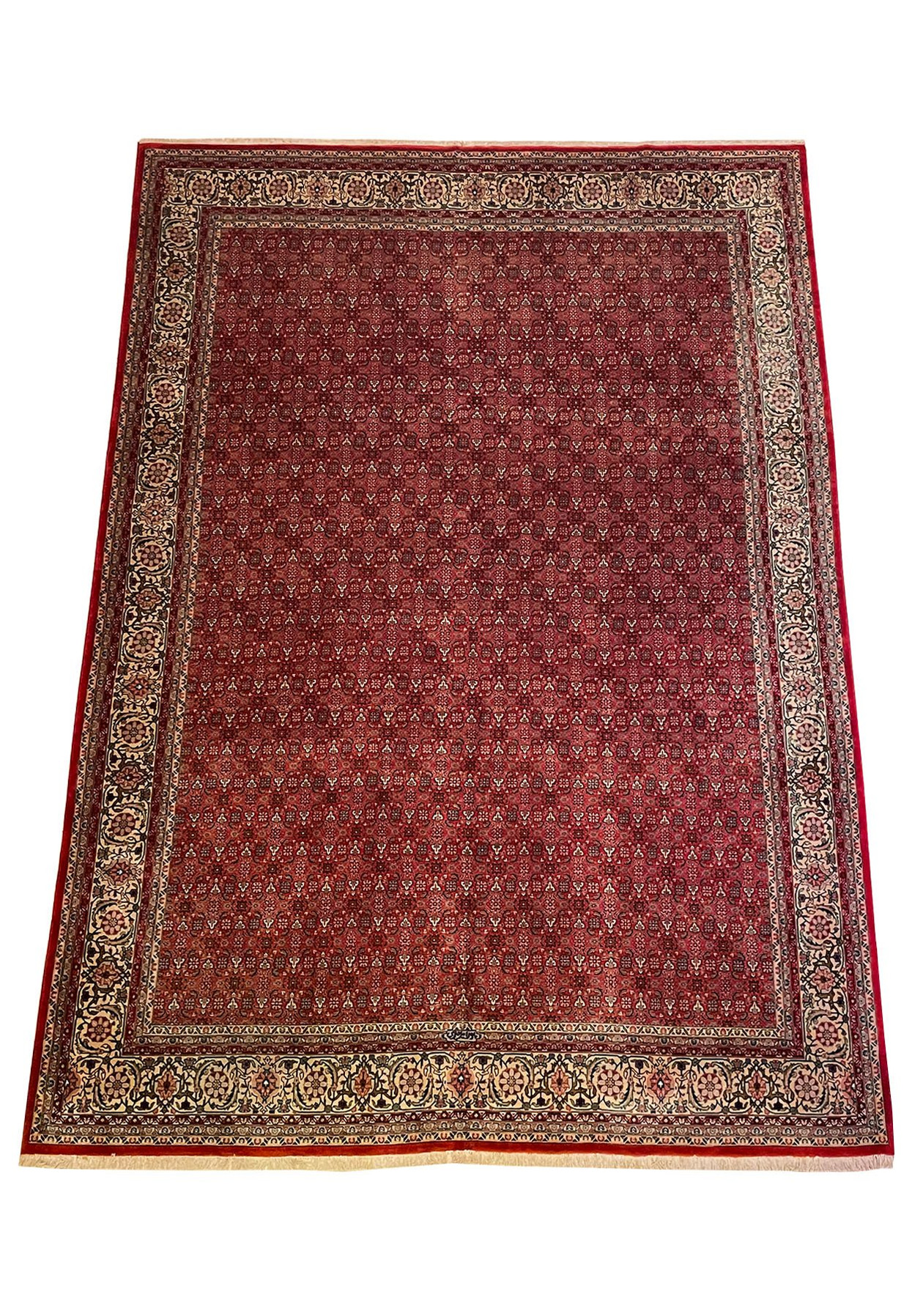 8'6 x 11'2 Signed Persian Wool & Silk Tabriz Rug | Very fine