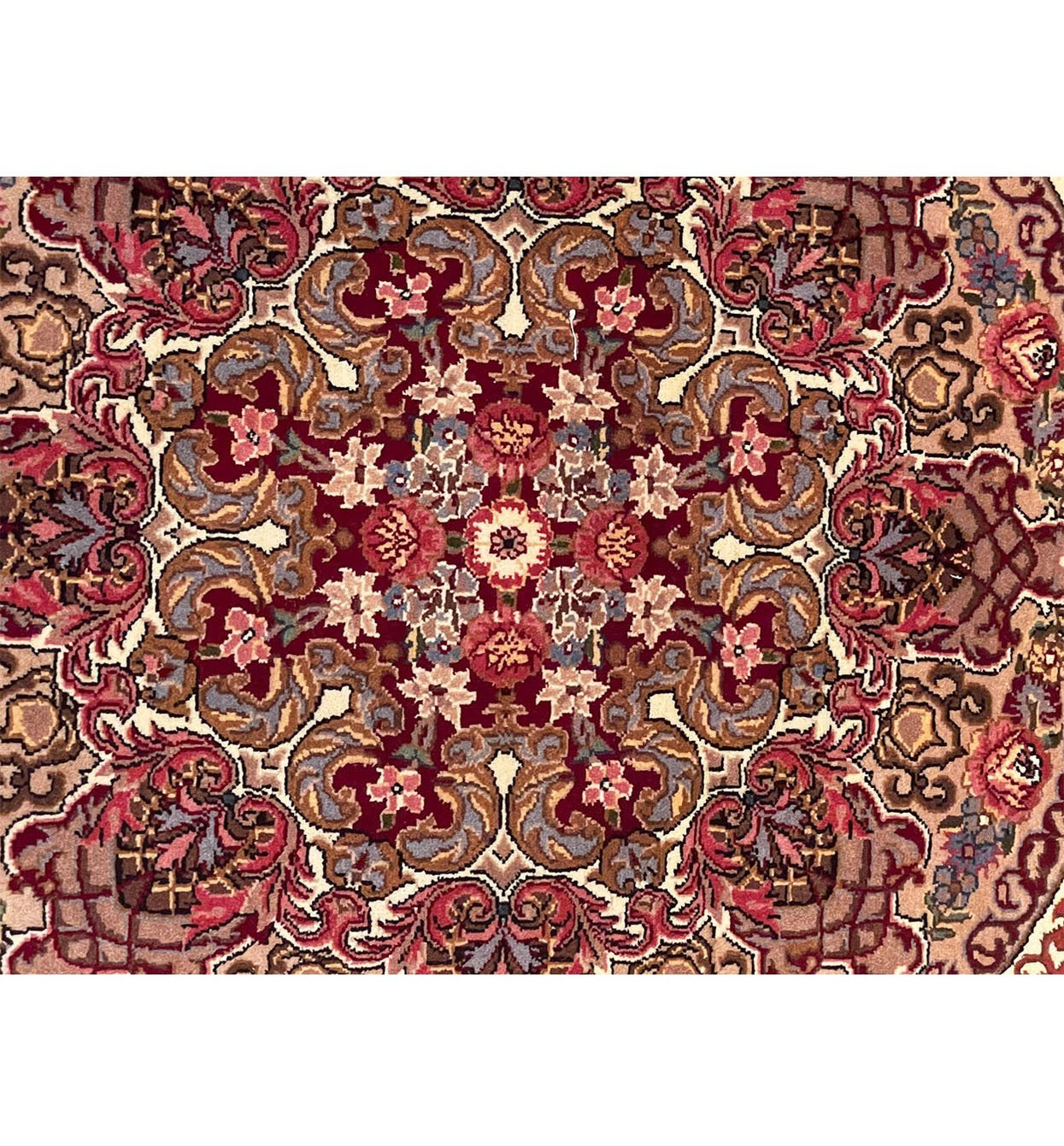 5 x 7 Persian Tabriz Wool & Silk Rug