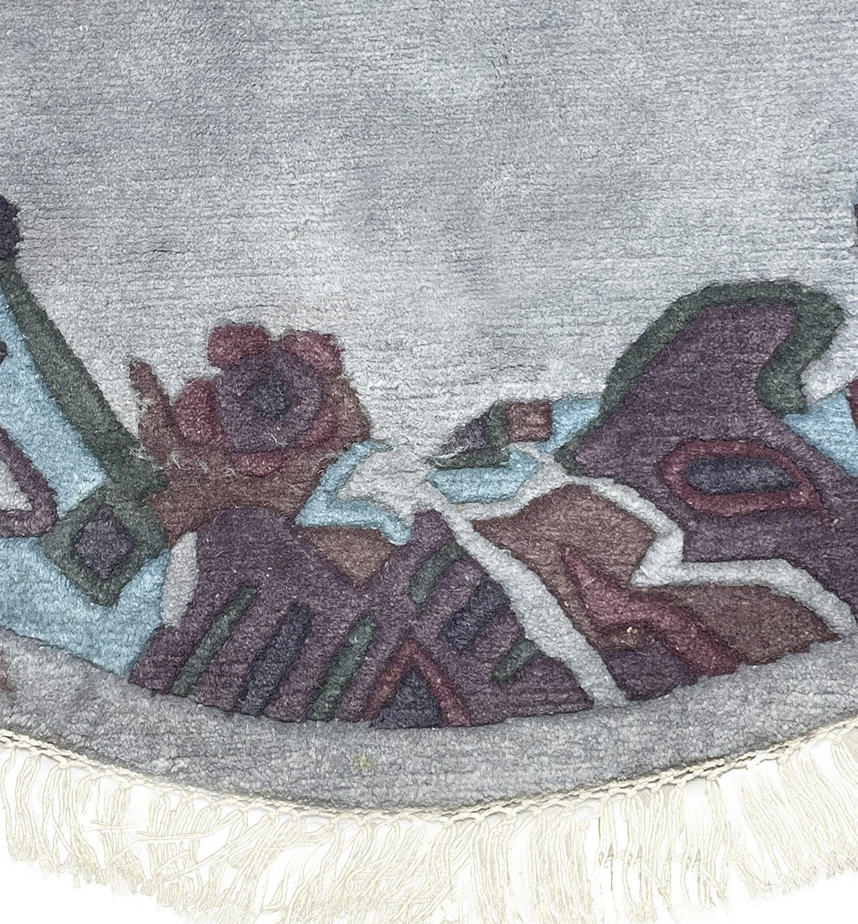 5 x 5 Modern Tibetan Round Rug