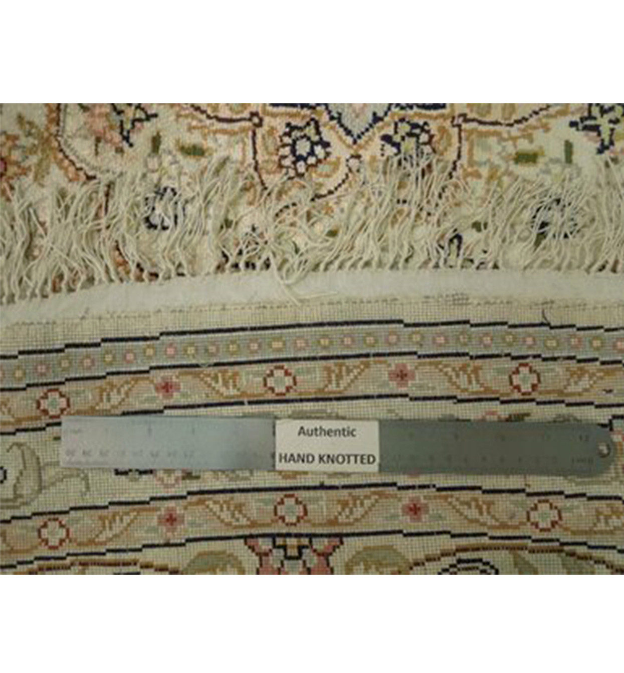 10 x 10 Persian Tabriz Wool & Silk Round Rug