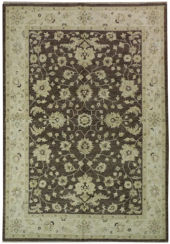 6 x 9 Transitional Oriental Chobi Peshawar Rug