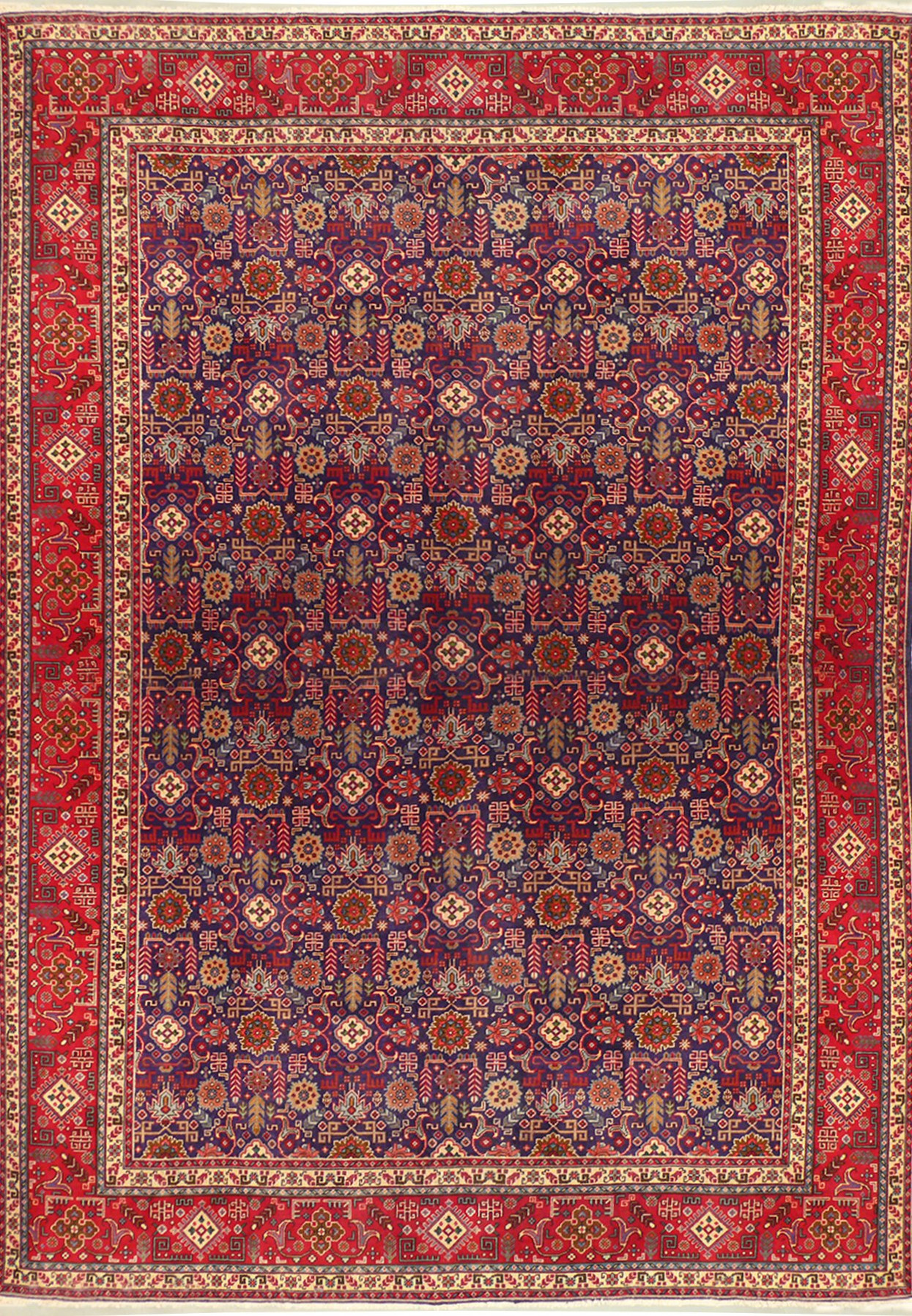 10'1 x 12'7 Persian Sarough Rug All Over Design