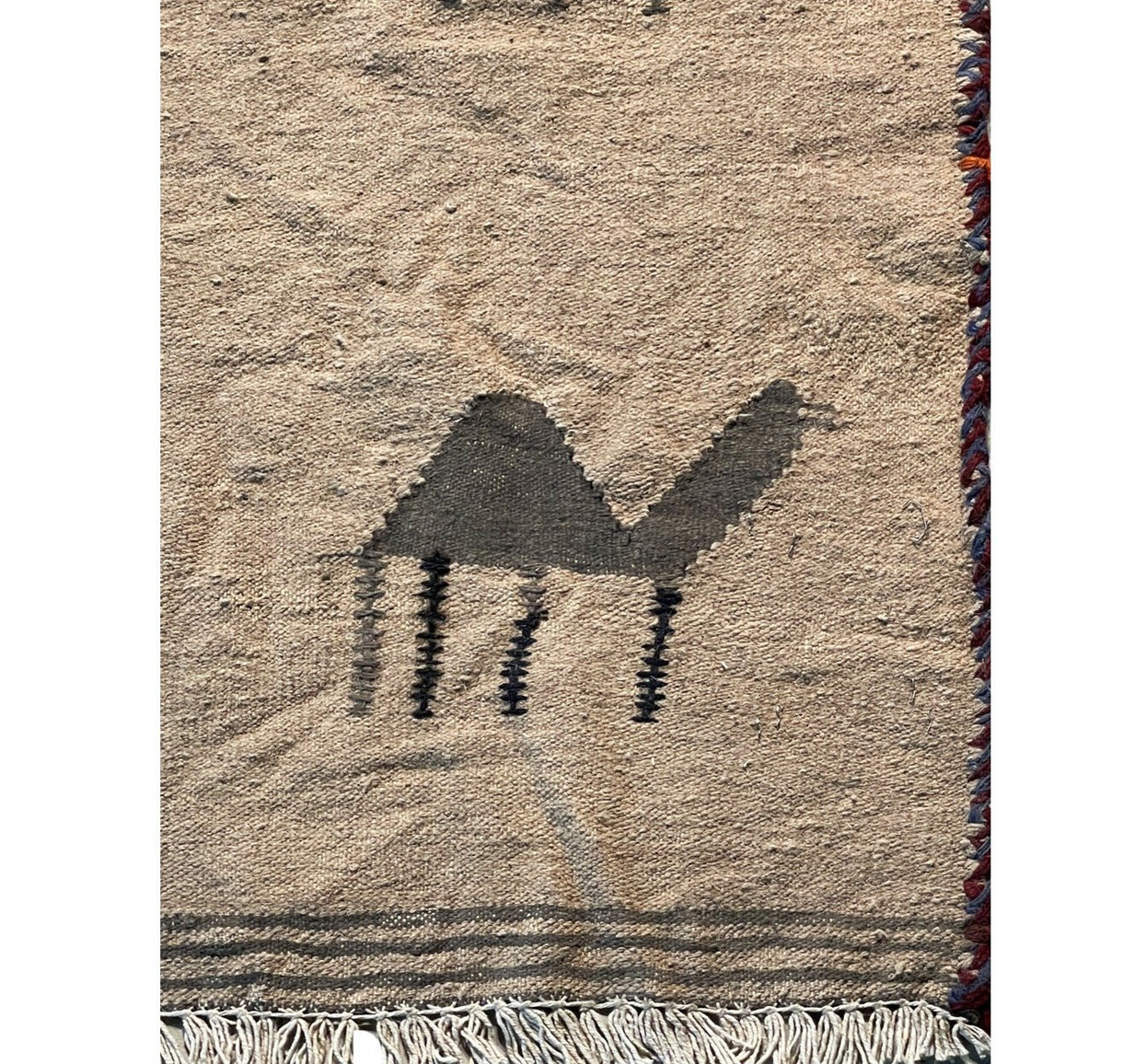 2'5" x 3'7" Antique Qashqai Kelim Rug