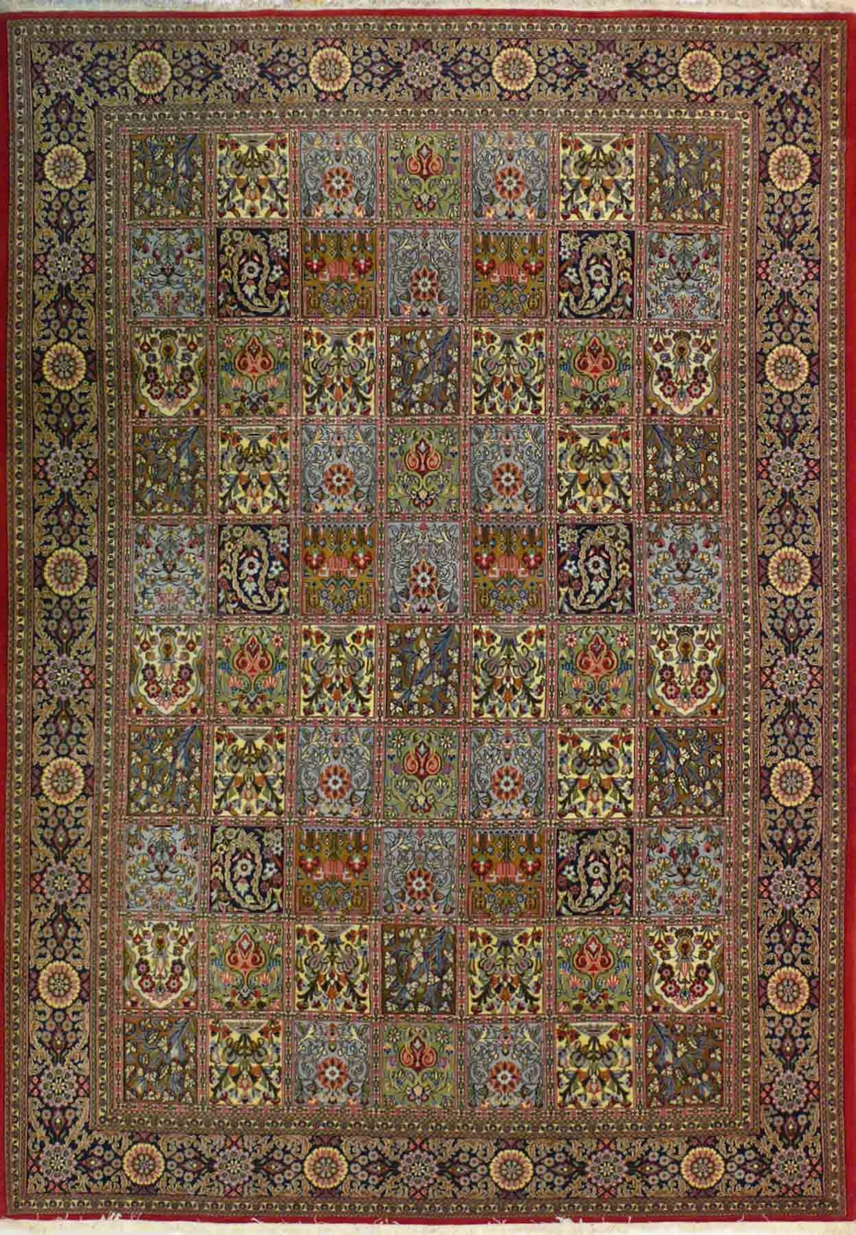 6'6 x 9'9 Persian Qum Kork Rug