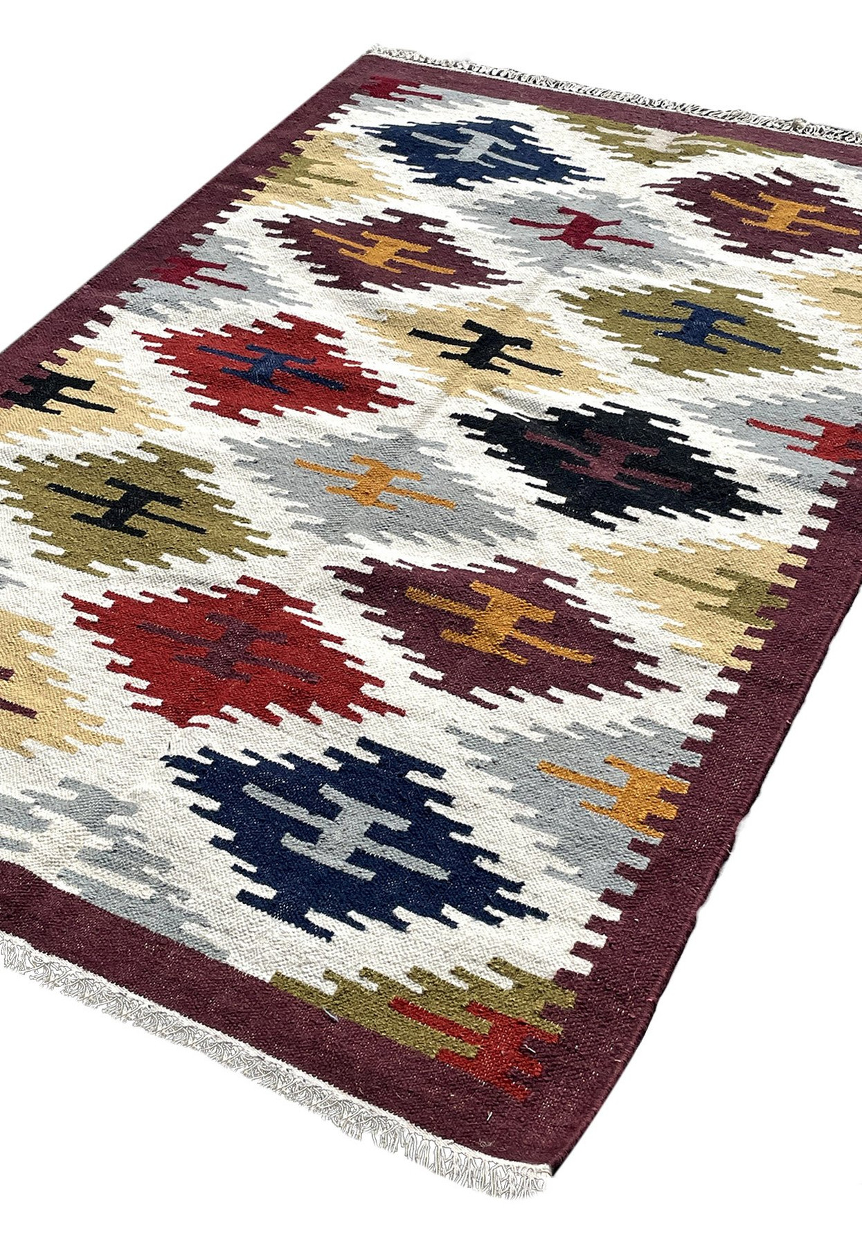 4 x 6 Turkish Flat Weave Kilim Rug