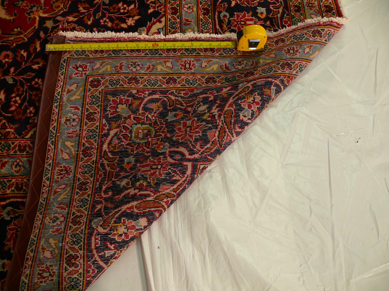 9'8 x 13'3 Persian Kashan Rug 1