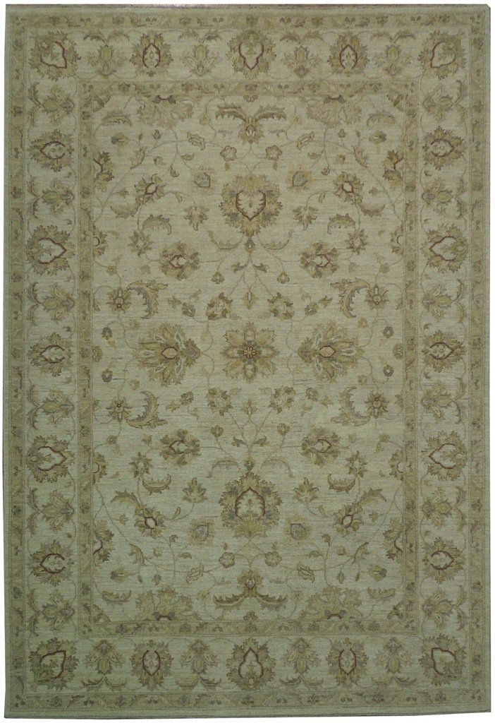 6 x 9 Ivory NEUTRAL Chobi Peshawar Area Rug