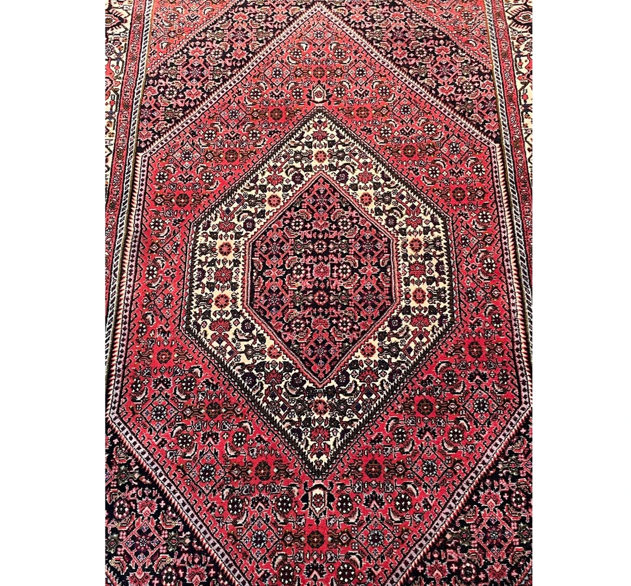 3'7" x 6 Persian Bijar Iron Rug