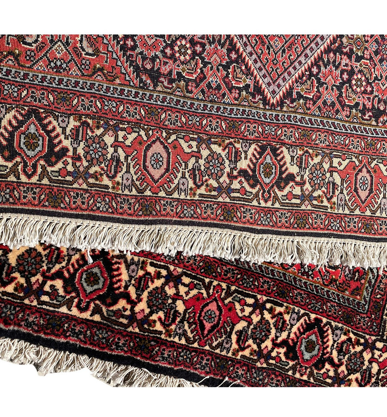 3'7" x 6 Persian Bijar Iron Rug