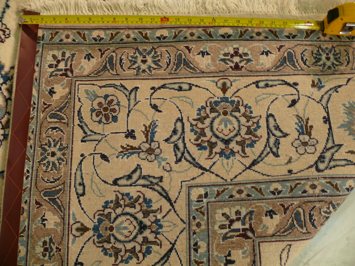 8'2 x 11' Persian Nain Rug All-Over Design Beige