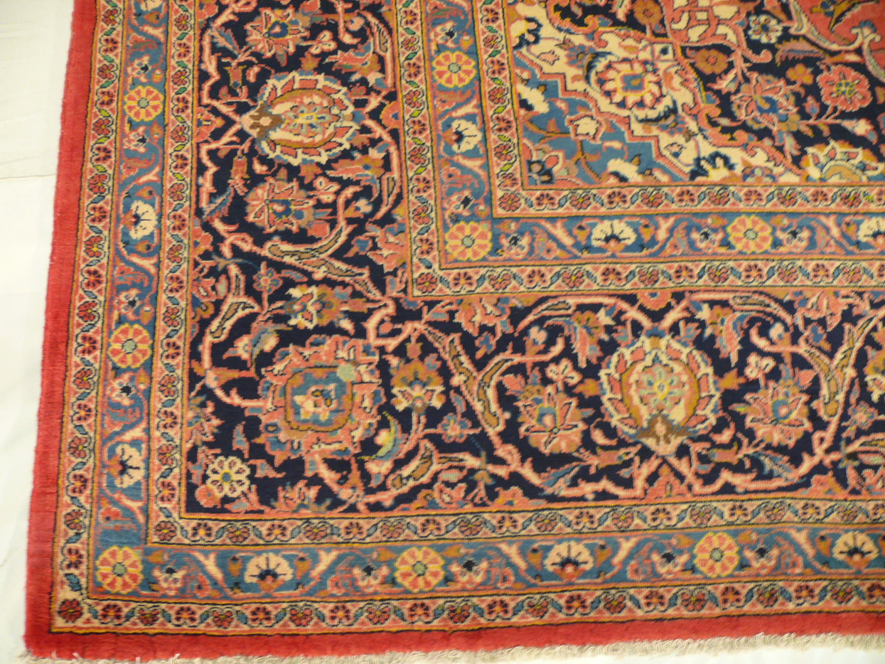 10 x 14 Persian Kashan Rug 4