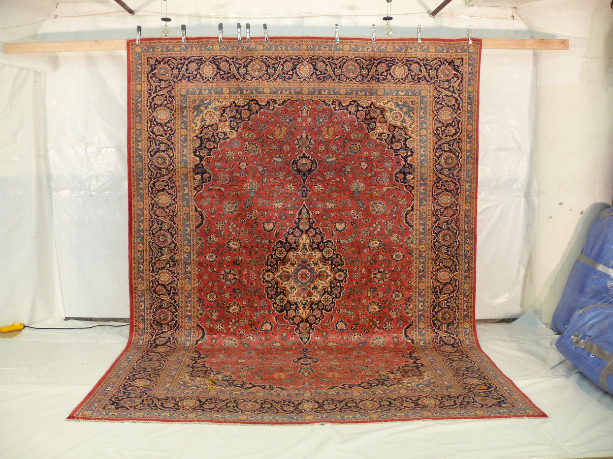 10 x 14 Persian Kashan Rug 4