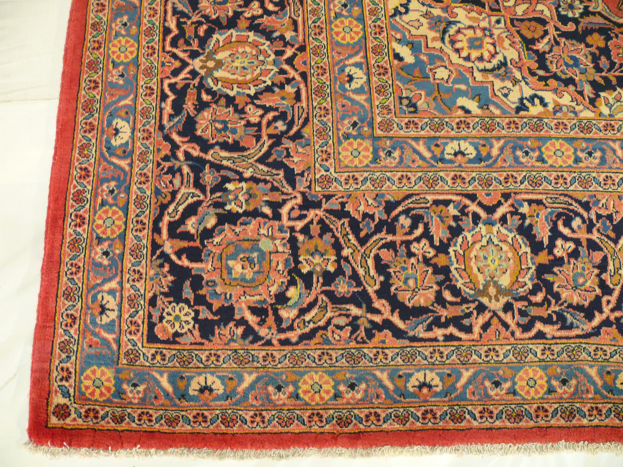 10 x 14 Persian Kashan Rug 4