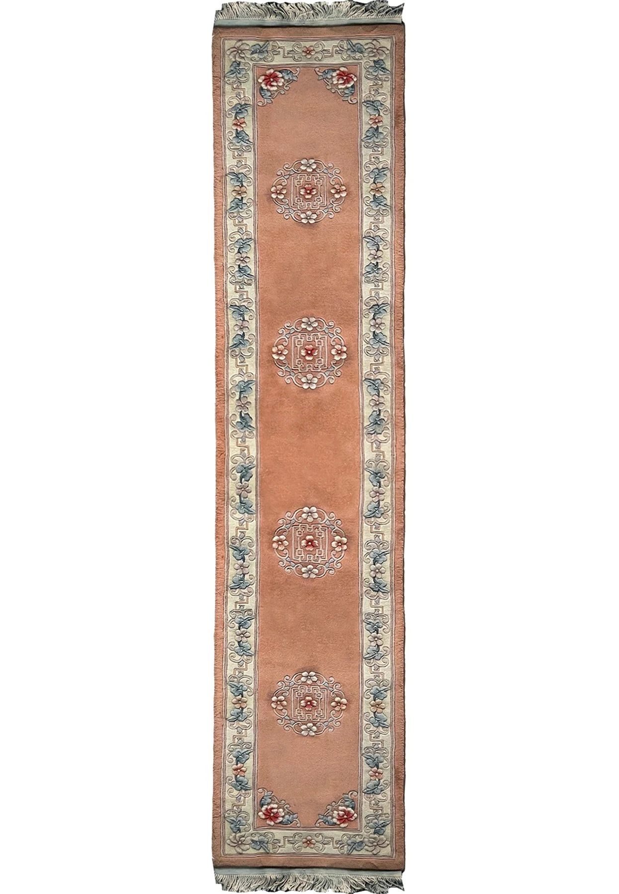 2'3 x 11 Oriental Art Deco Runner Rug