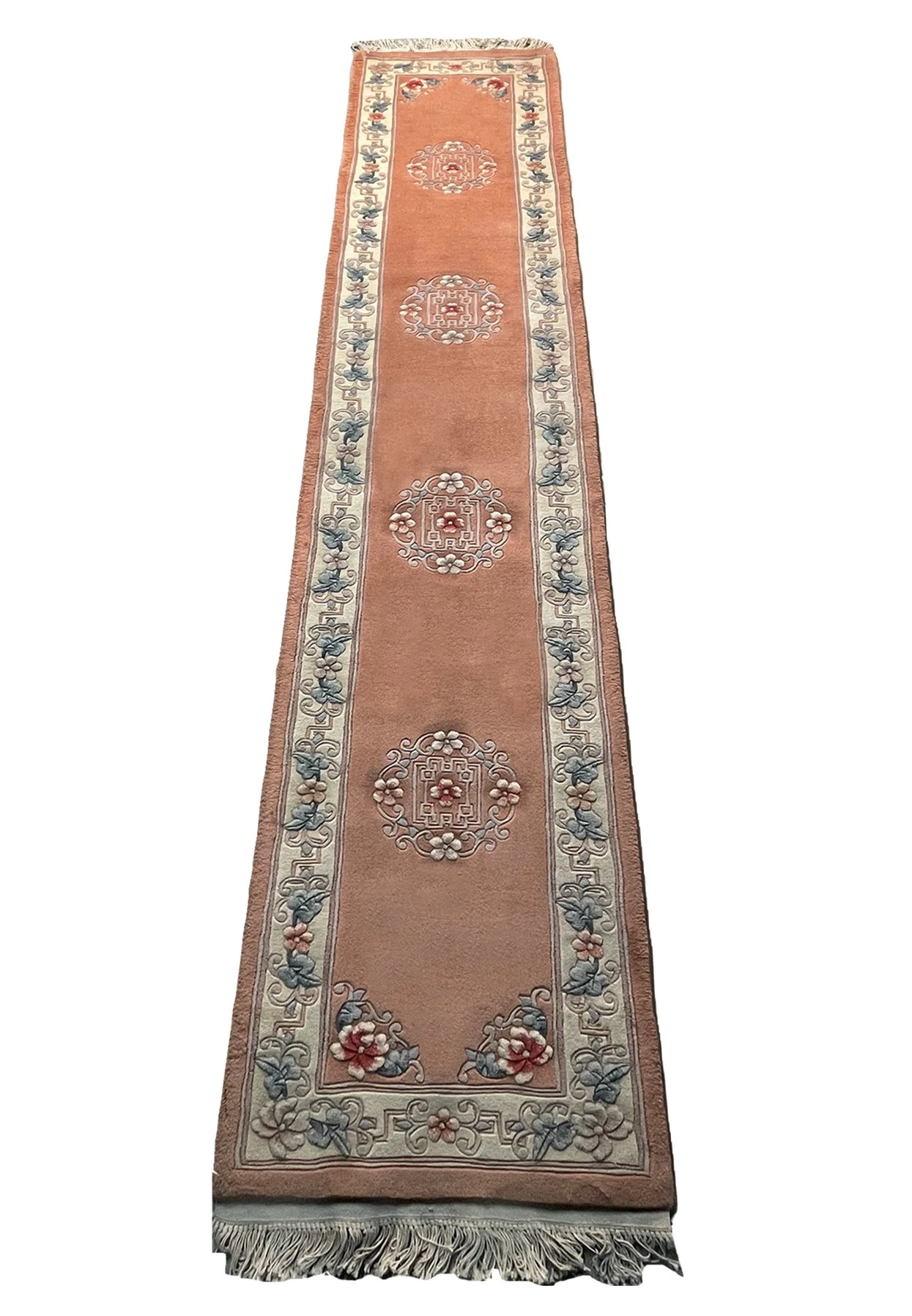 2'3 x 11 Oriental Art Deco Runner Rug