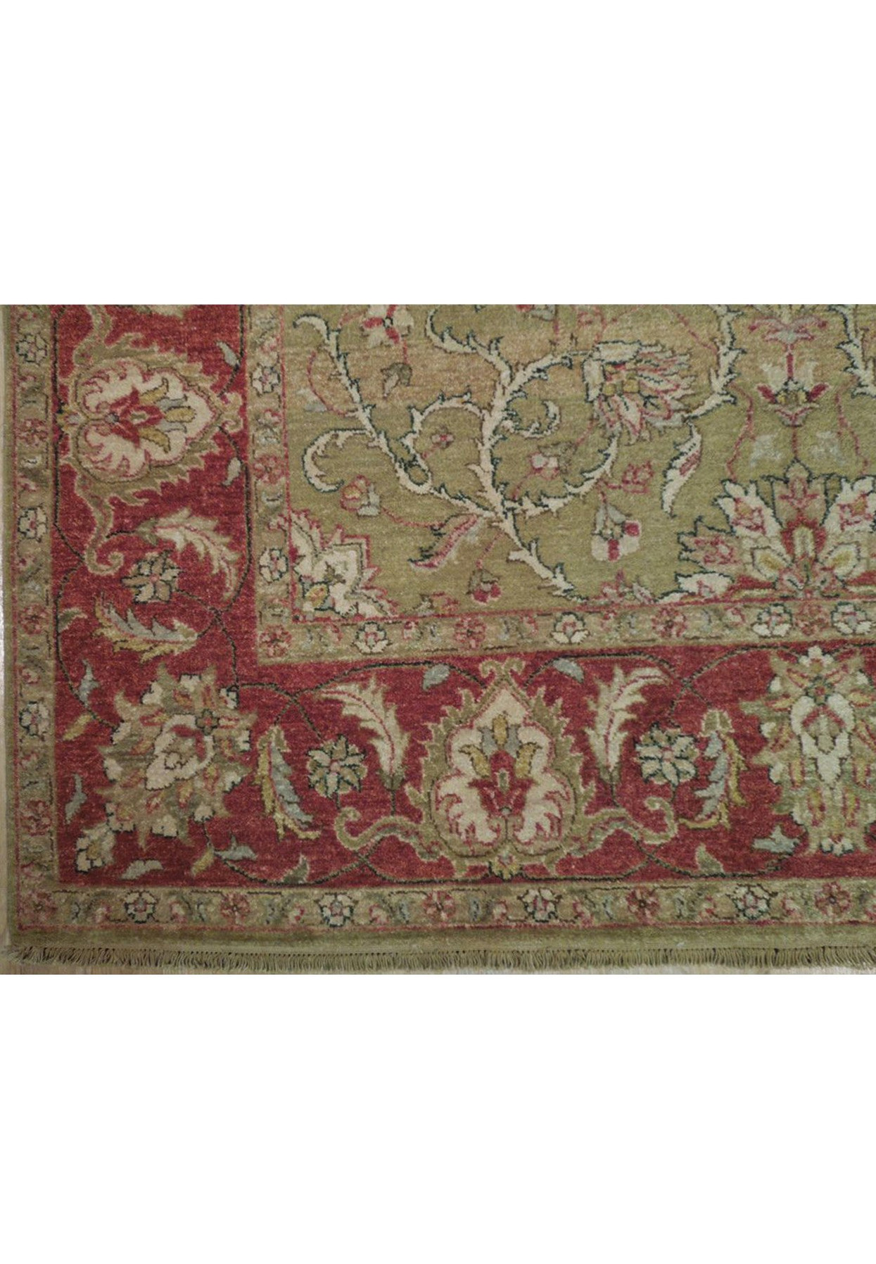 6' x 9' Transitional Chobi Vegetable Dyed Rug 7