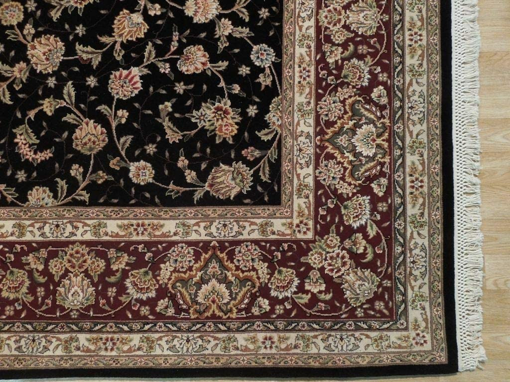 8 x 10 Oriental Tabriz Design Wool & Silk Rug