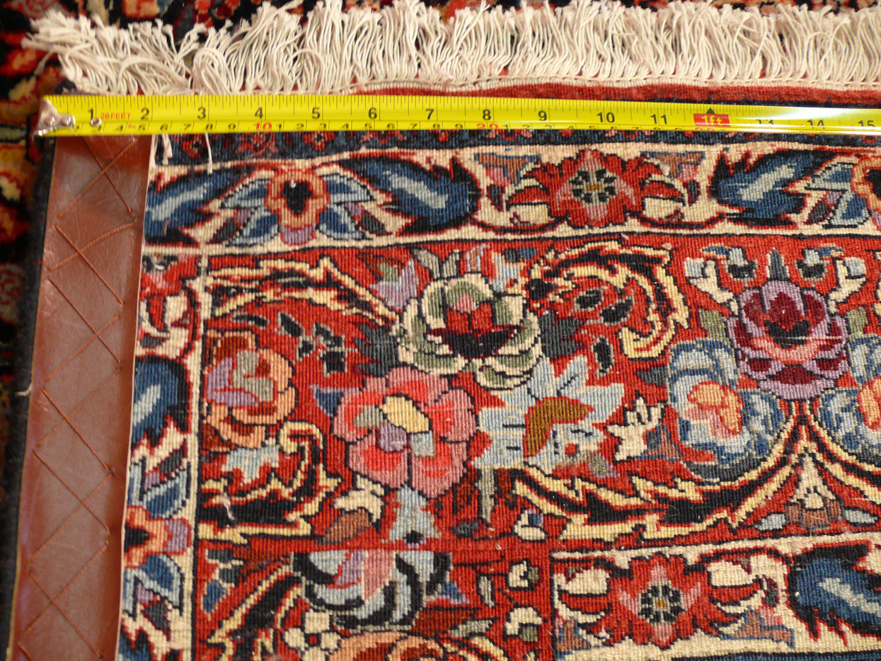 Antique 6'6 x 9'8 Persian Bijar All Over Design Rug