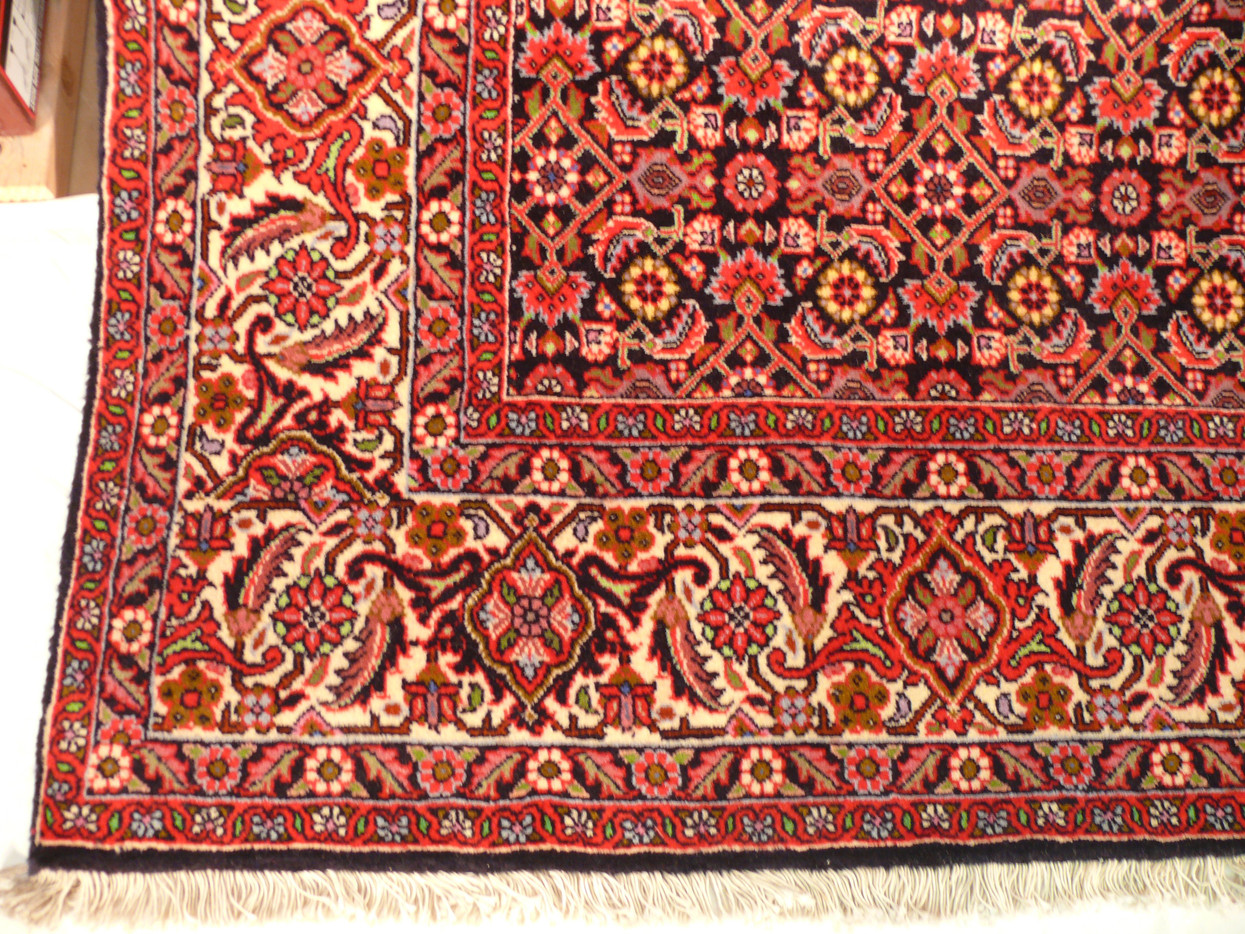 7 x 10 Persian Bijar Rug Diamond Medaillon