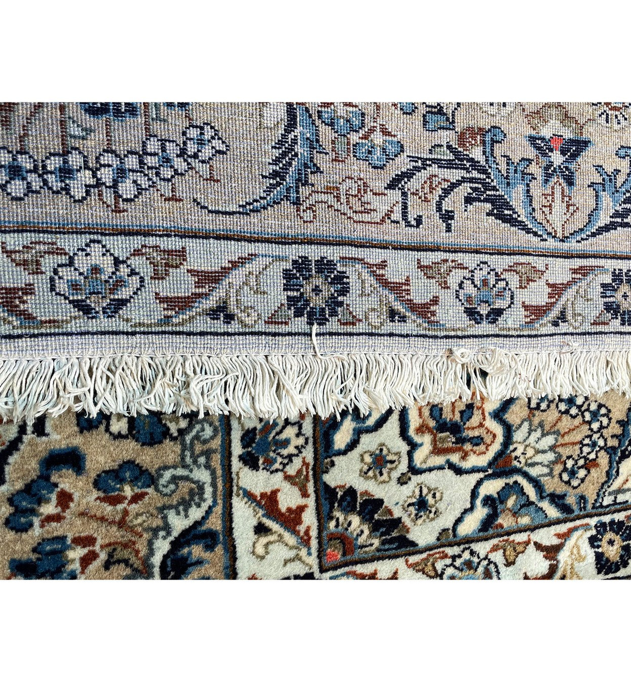 6'7" x 6'7" Persian Kashan Square Rug