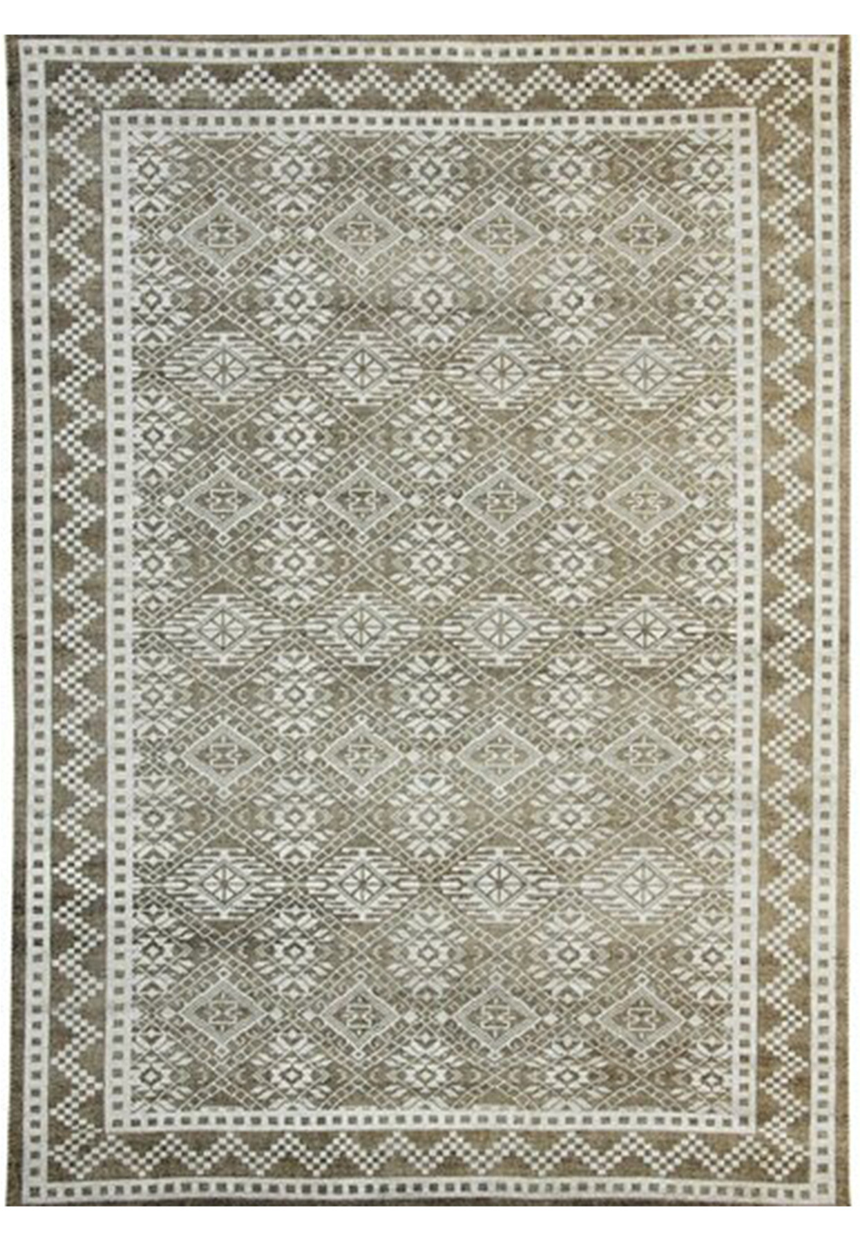 5 x 8 Transitional Modern Nepali Handknotted rug