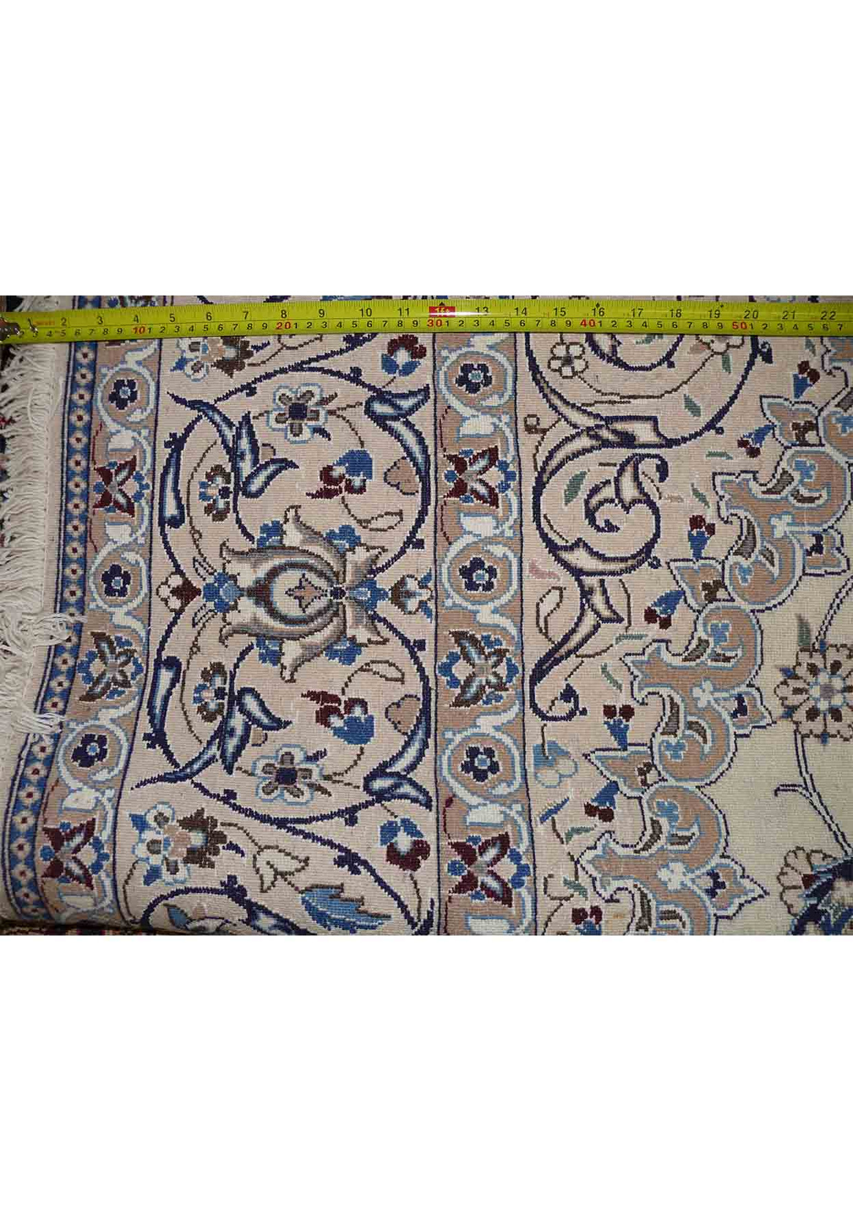 6'5 x 10 Persian Nain 9 LAA Rug Wool with Silk