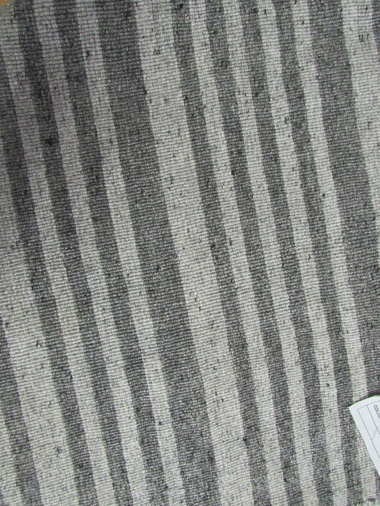 9 x 11 Modern all natural handmade Rug. Feels like silk. Gray Variations