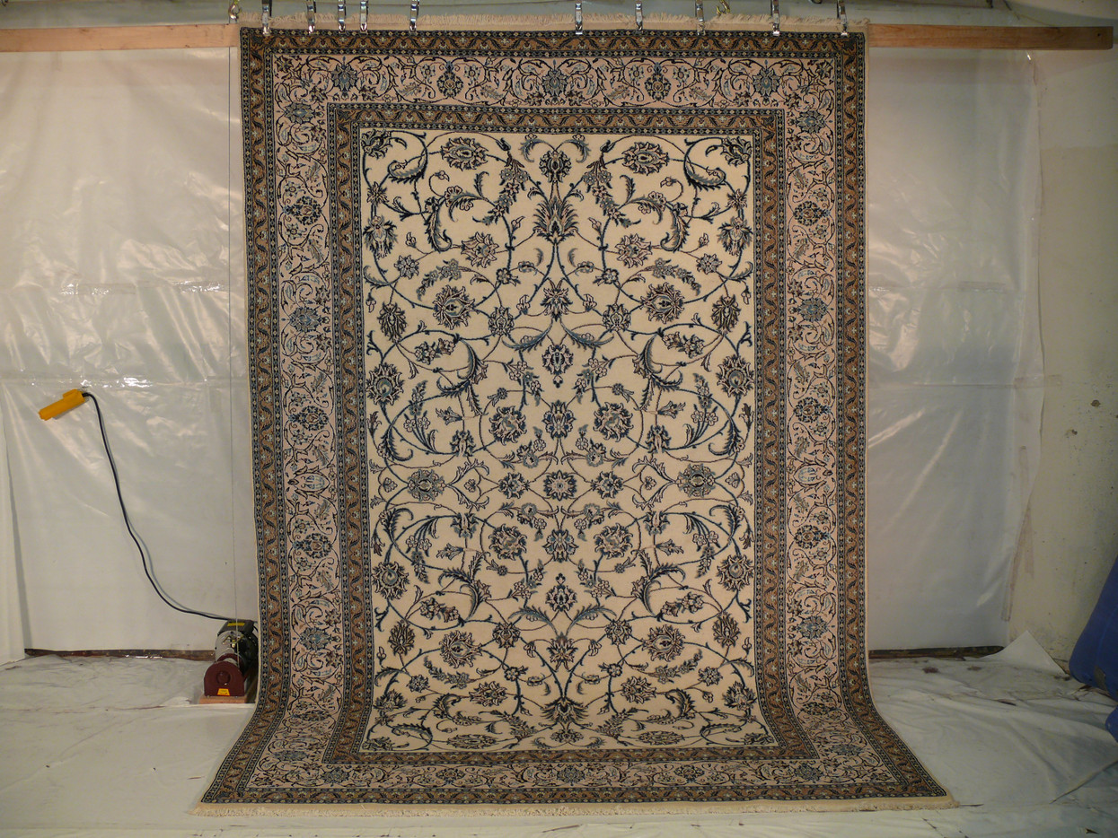8'1" x 11'8 Persian Nain All over Rug