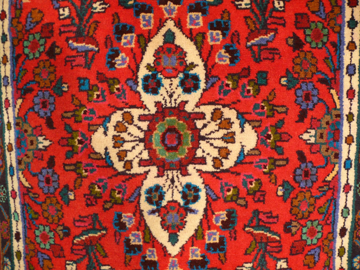 2'7 x 10'3 Persian Hamedan Runner Rug