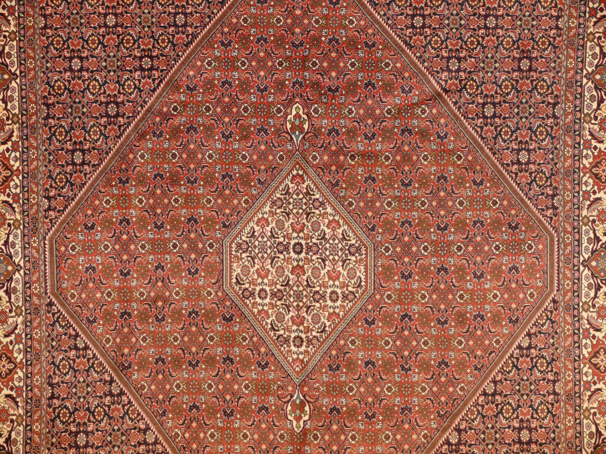 8'3 x 11 Iron Persian Bijar Rug | High-End