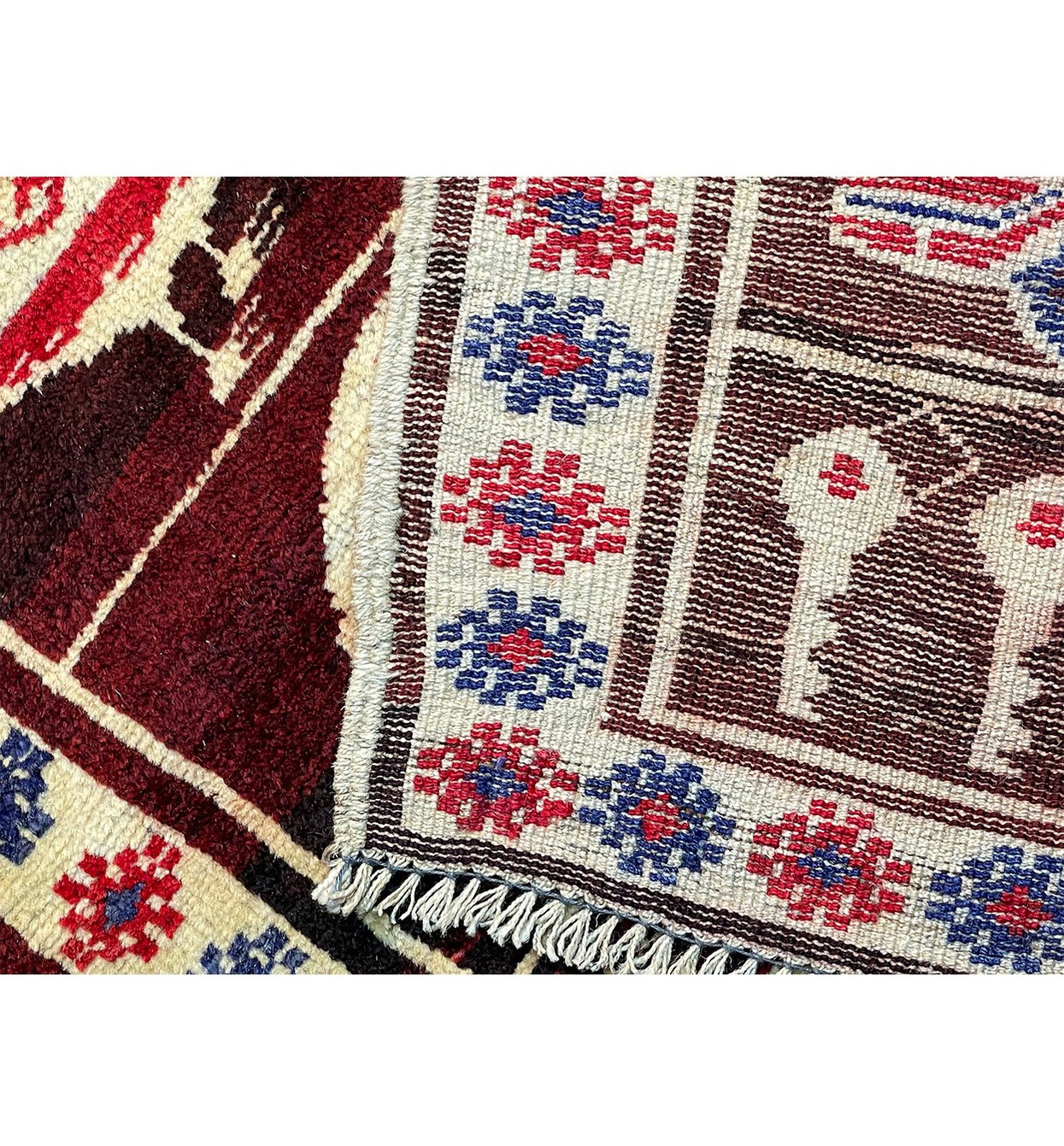 3'3" x 4' Oriental Baluch Tribal Rug