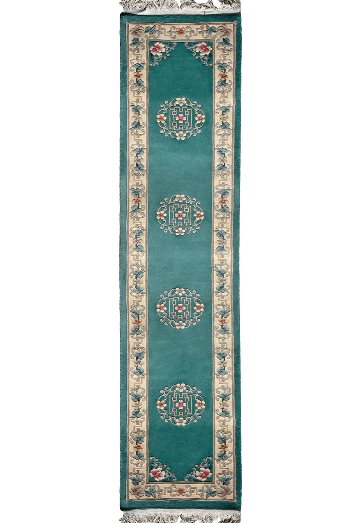 2'3 x 11 Oriental Art Deco Runner Rug 3
