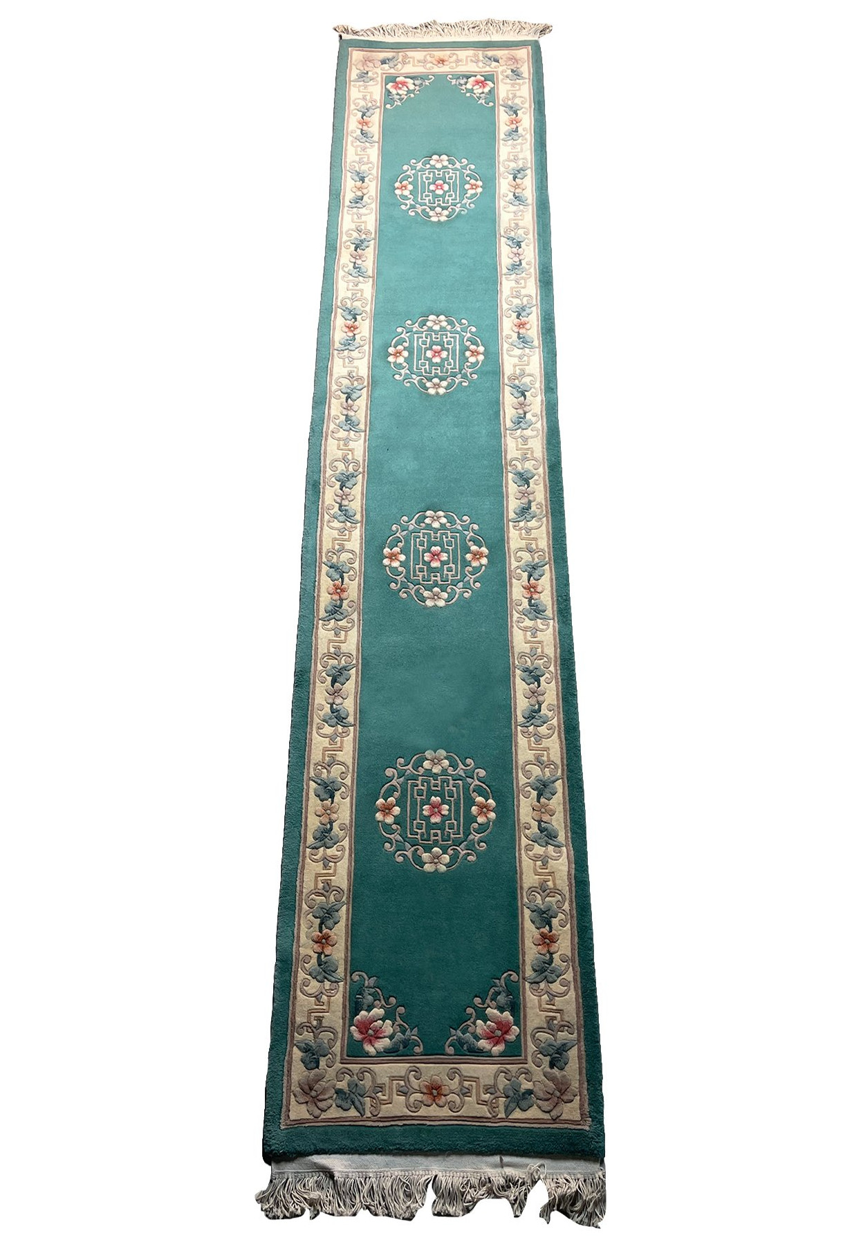 2'3 x 11 Oriental Art Deco Runner Rug 3