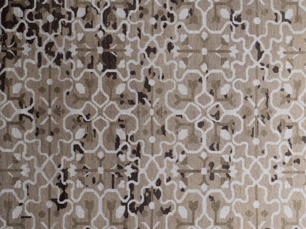 Abstract Coloring New Handmade 8' x 10' Brown Modern Kitchen Rug Rug