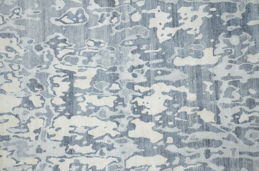9 x 12 Nepali Viscose Handmade Area Rug Multi Color