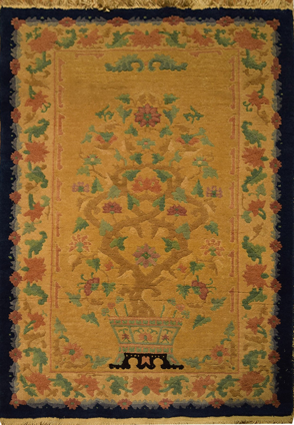 3 x 5 Semi-Antique China Peking Rug