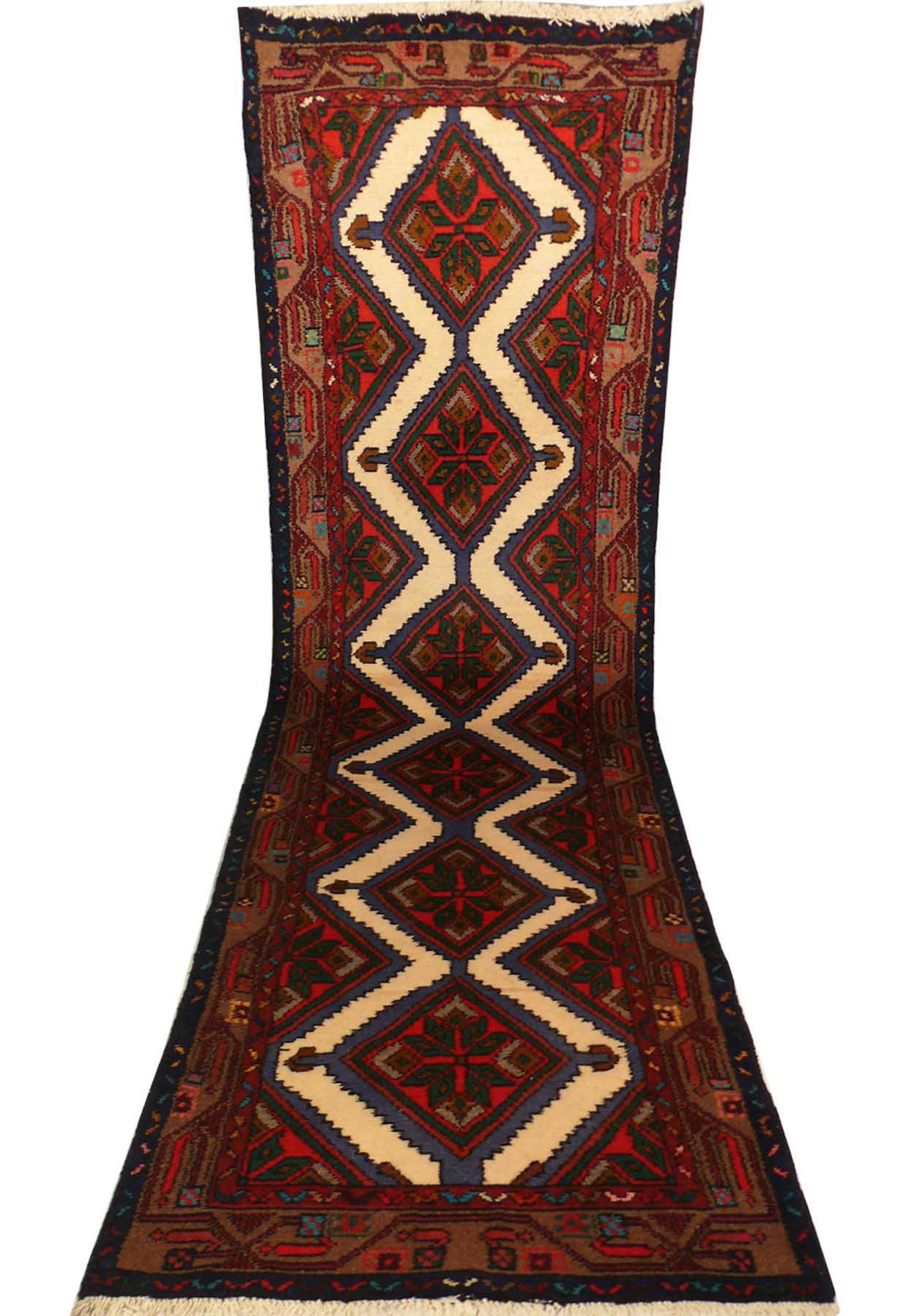 2'6 x 9'4 Persian Hamedan Runner Rug