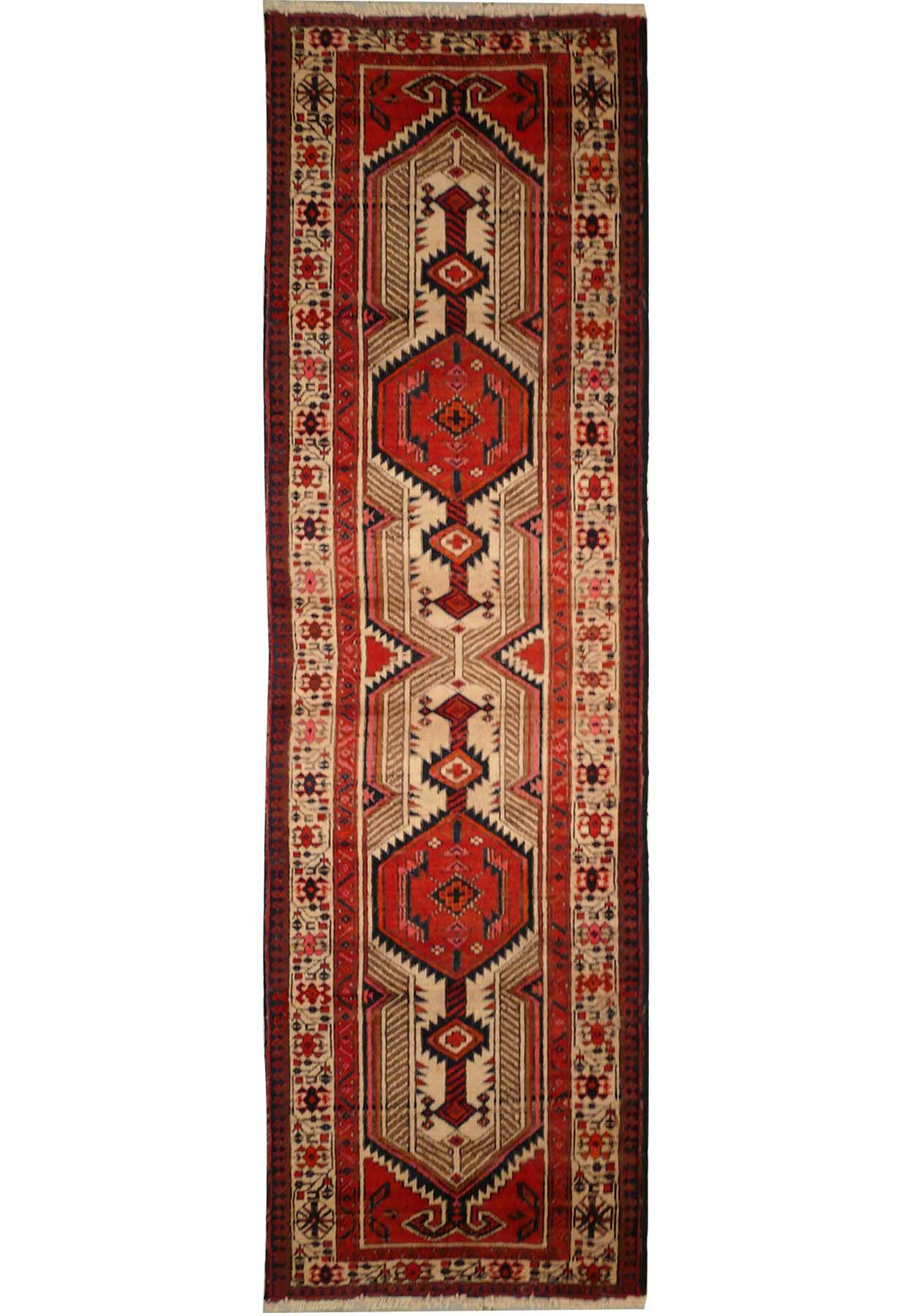 3x10 Persian Heriz Rug Runner