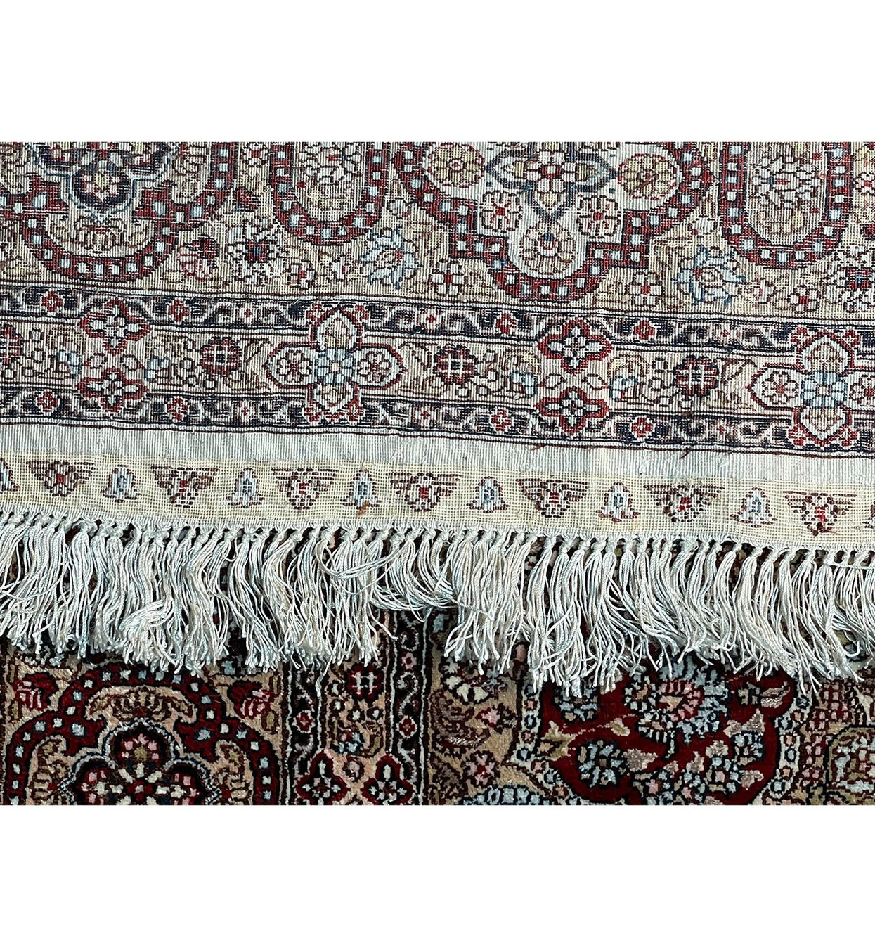 4'2" x 6'2" Persian Qum Silk Rug