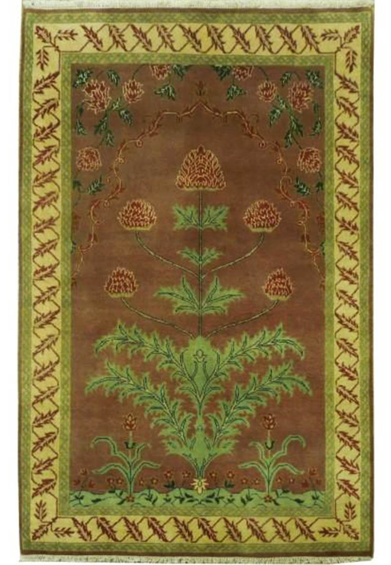 5 x 8 Exotic Authentic Oriental Agra Rug 1