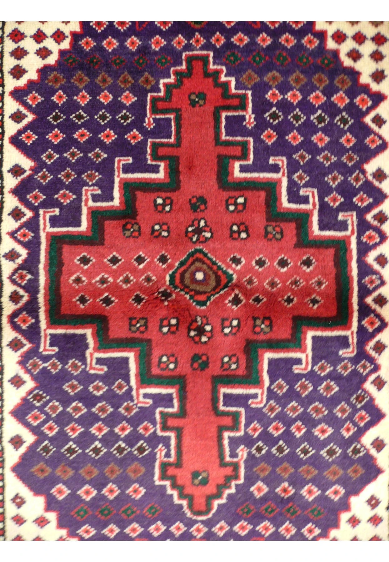 3 x 5 Rare Persian Hamedan Rug