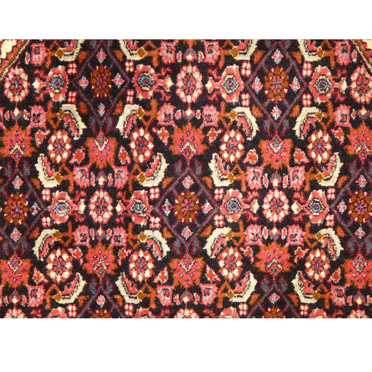 8'2 x 11'5 Persian Bijar Iron Rug