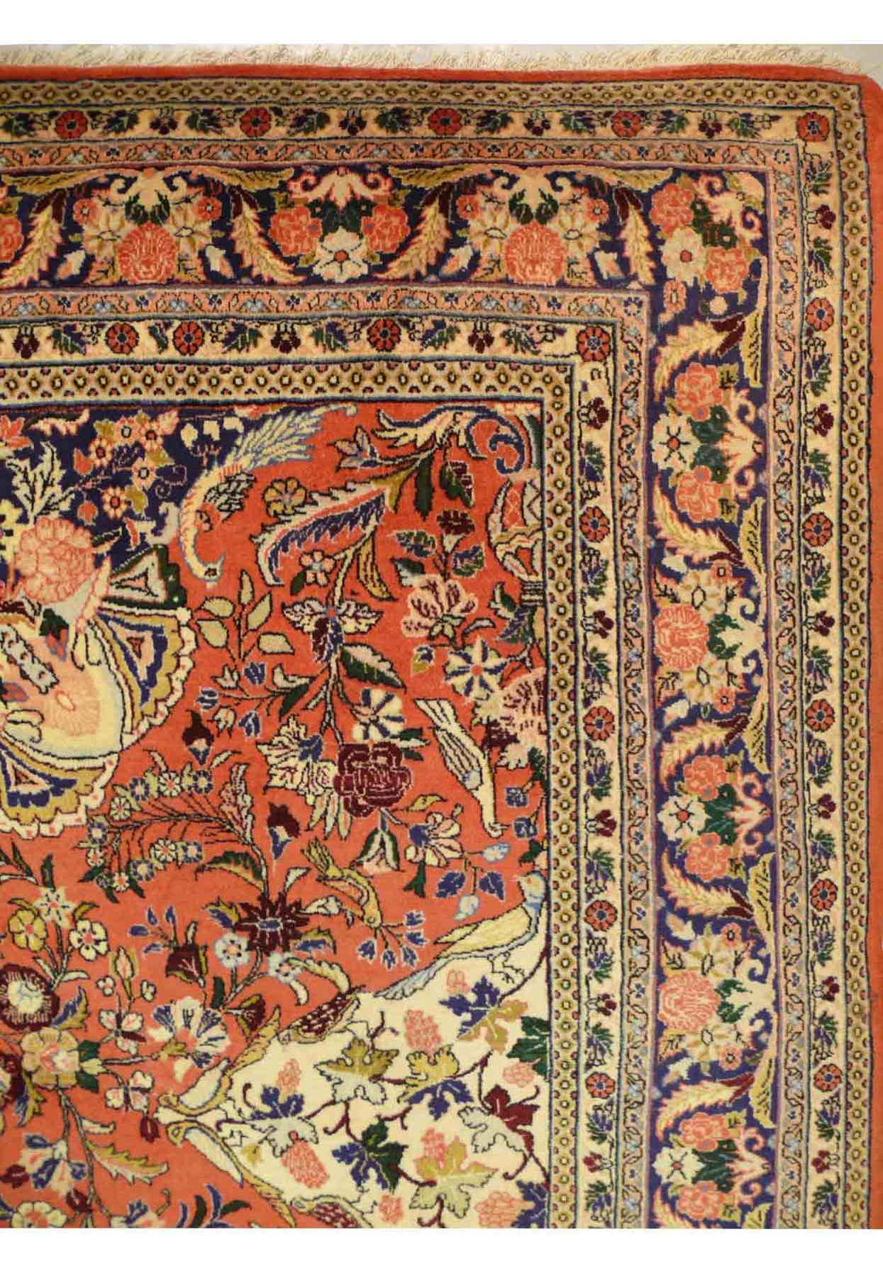 7 x 10 Persian Botanical & Geometric Bijar Designer Rug