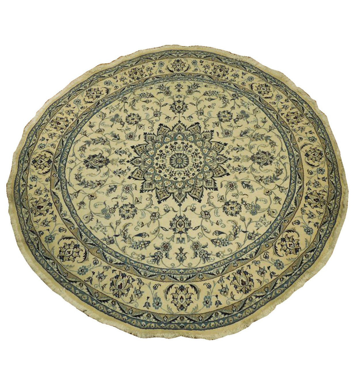 8'3 x 8'3 Persian Nain Round Rug