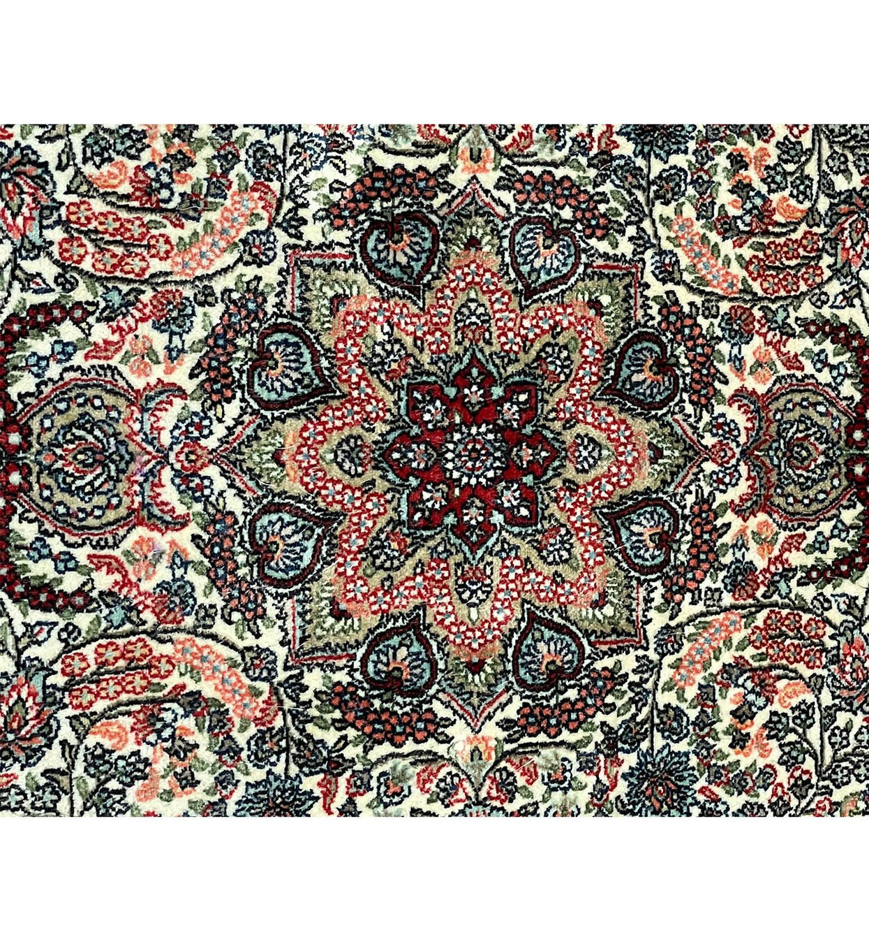 3 x 5'2 Oriental Tabriz 100% Silk Rug