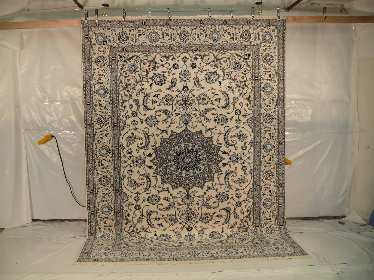 8'2" x 11'3" Persian Nain Rug 1