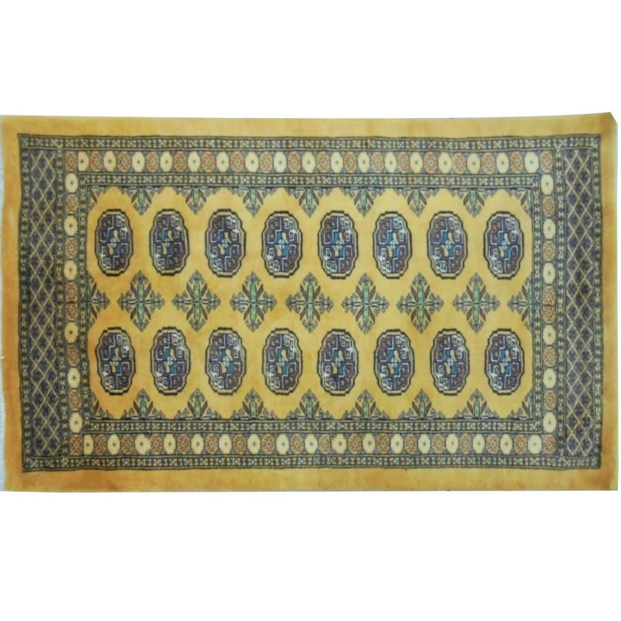 3 x 4 Oriental Bokhara Rug Elephant Steps