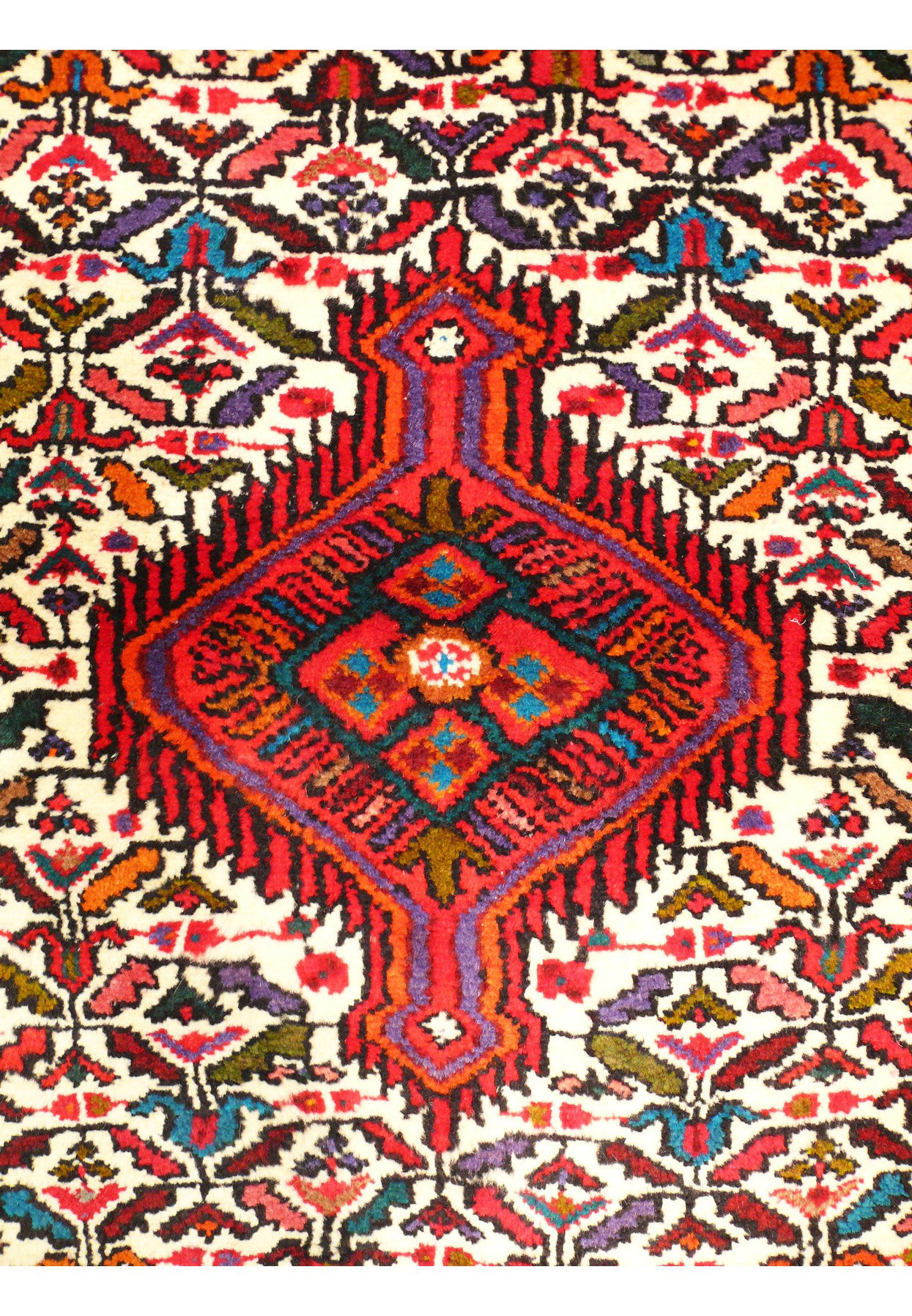 3'3 X 4'6 Persian Hamedan Rug