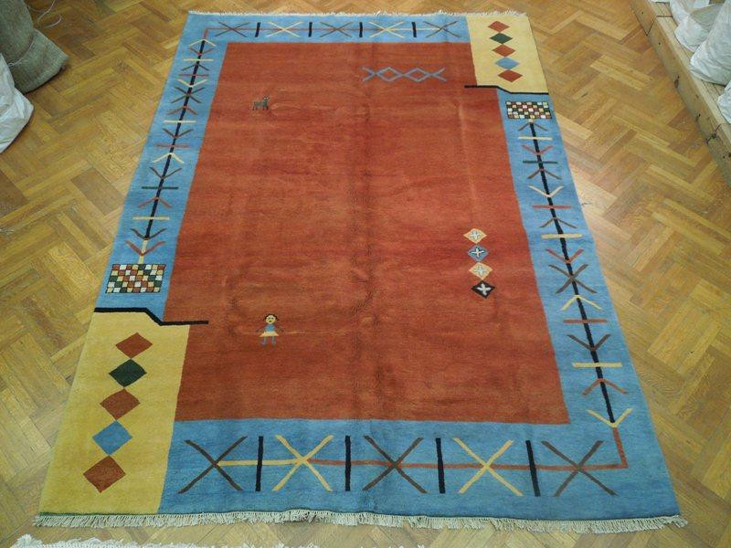 10 x 14 Modern Nomadic Gabbeh Rug