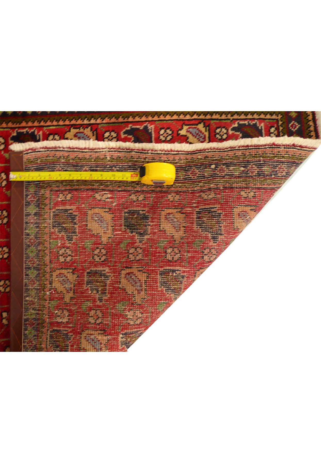 Decorative 3x5 Persian Tabriz rug with a beautiful all-over pattern